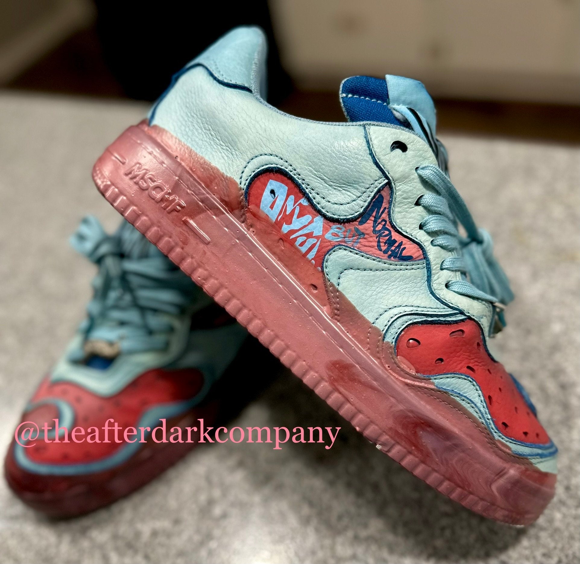 MSCHF Super Normal 1s Coke White