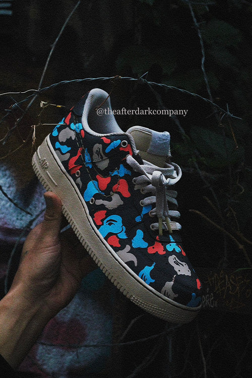 After Dark Company Bape AF1s