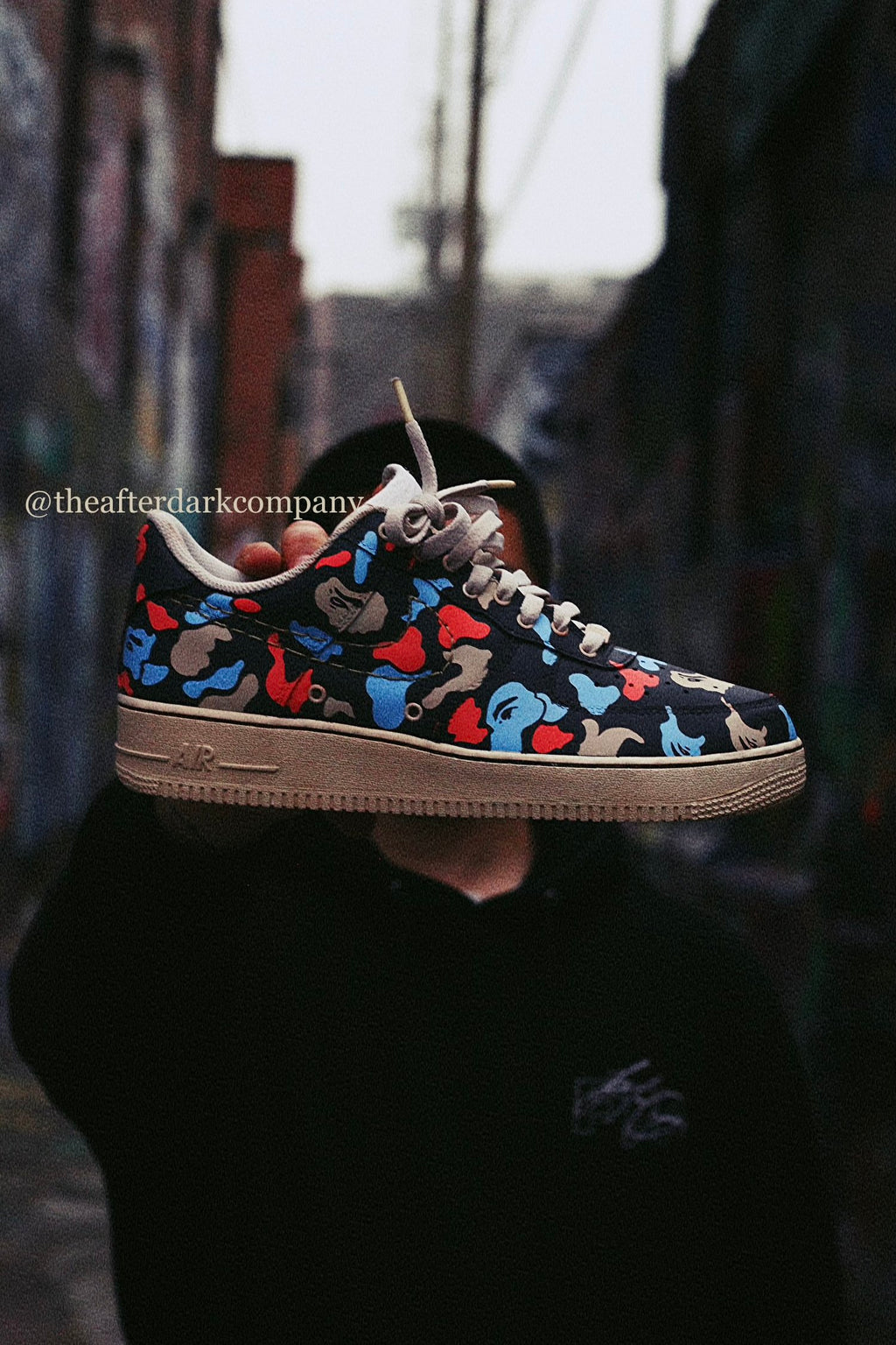 After Dark Company Bape AF1s