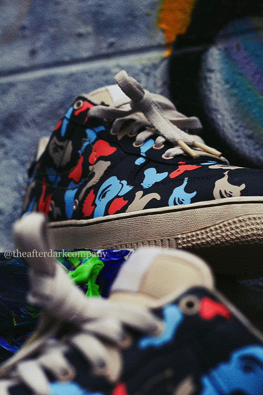 After Dark Company Bape AF1s