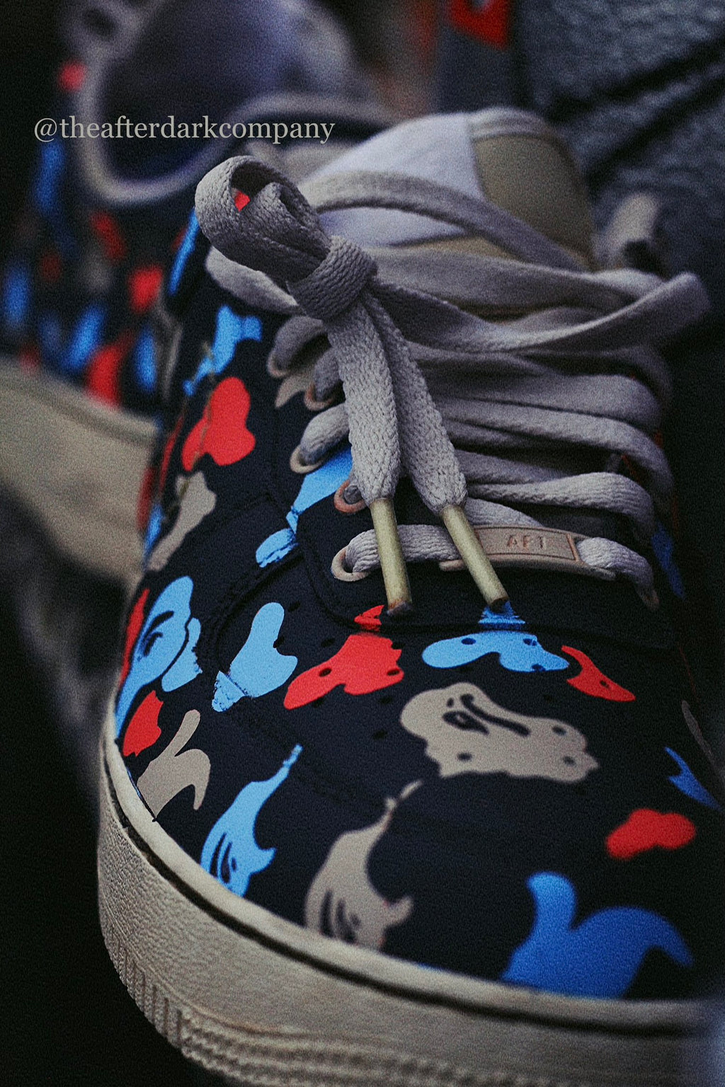 After Dark Company Bape AF1s